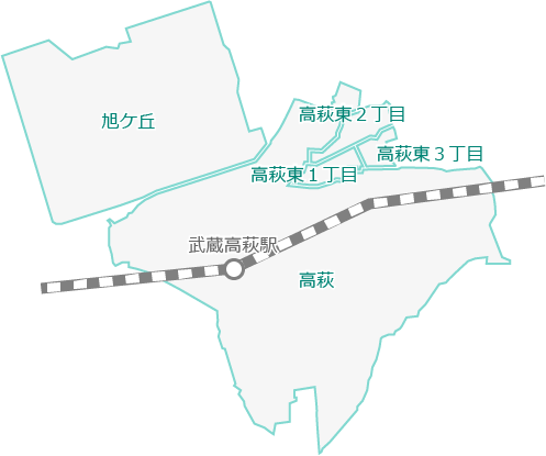 日高市の地図